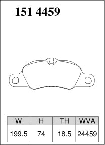 DIXCEL Front Brake Pads – Porsche 911 Carrera/Carrera 4 (997/991) 718 Boxster/Cayman S/GTS (982) Boxster/Cayman S/GTS/Spyder (981) – view 2
