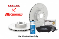 Paragon PAR42968S Front Rotor + Dixcel Brake Pad Combo – Ford Focus RS (2016-2017)