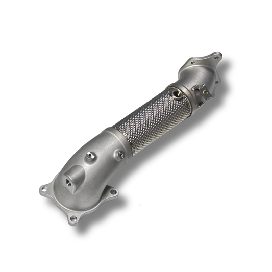 Korsh FK8/FL5 Downpipe Catless with Heat Shield and Cast Outlets