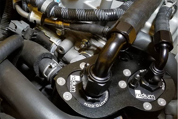 Radium Dual Fluid Lock Catch Can Kit - Lotus Elise/Exige (2ZZ-GE)  - Radium Engineering | Coore Australia