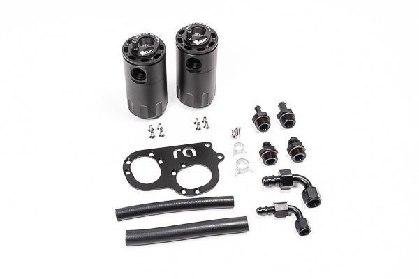 Radium Dual Fluid Lock Catch Can Kit - Lotus Elise/Exige (2ZZ-GE)  - Radium Engineering | Coore Australia