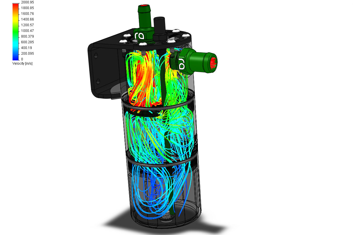 Radium Competition Catch Can Tall Version with Extension