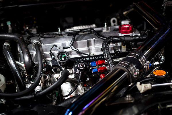 Radium Black Fuel Rail Only - Mitsubishi Evo X  - Radium Engineering | Coore Australia