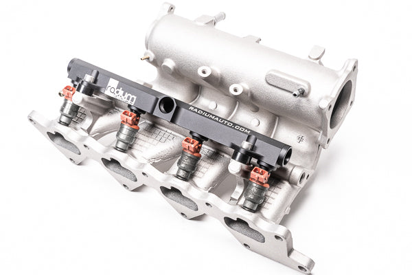Radium 20-0119-12 fuel rail installed on Mitsubishi Evo 6