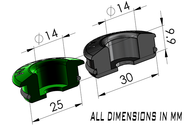 Radium Injector Seats for Top Feed Conversion Fuel Rails - Nissan SR20DET/RB25DET