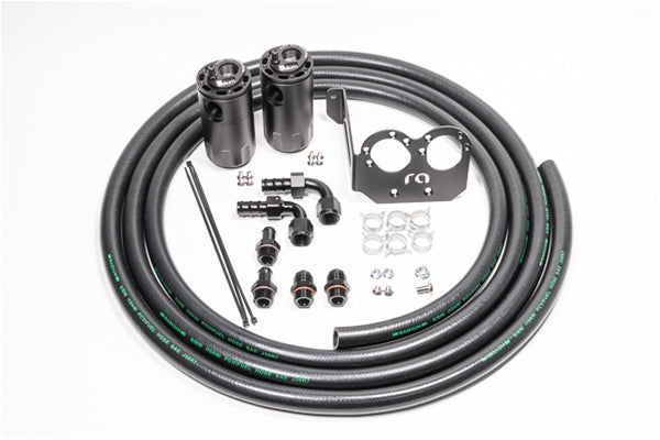 Radium 20-0329-FL Dual Fluid Lock Catch Can Kit, Ford Shelby GT500 (S197)