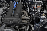 Radium 20-0337-FL dual catch can kit installed, detail