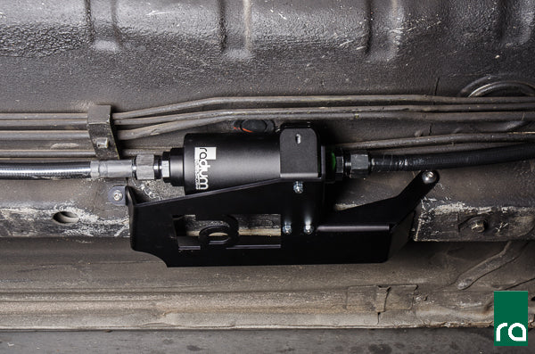 Radium Fuel Filter Mount - Mitsubishi Evo 7-9  - Radium Engineering | Coore Australia