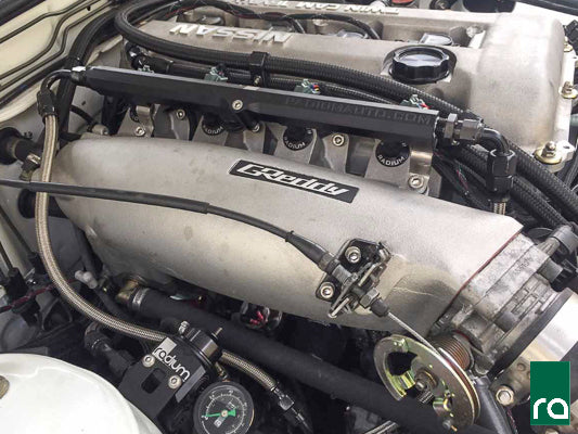 Radium Side Feed Conversion Fuel Rail Kit - Nissan Silvia/180SX S13 (SR20DET)  - Radium Engineering | Coore Australia