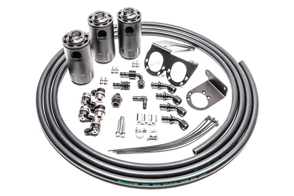 Radium Triple Catch Can Kit, Nissan R35 GT-R, Fluid Lock  - Radium Engineering | Coore Australia