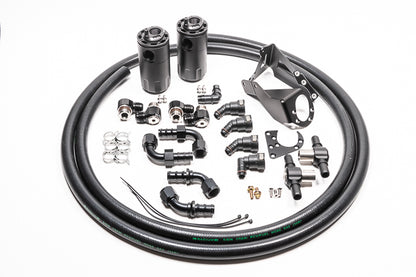 Radium Dual PCV/CCV Fluid Lock Catch Can Kit - Nissan Skyline GT-R R32  - Radium Engineering | Coore Australia