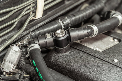 Radium Dual PCV/CCV Fluid Lock Catch Can Kit - Nissan Skyline GT-R R32  - Radium Engineering | Coore Australia