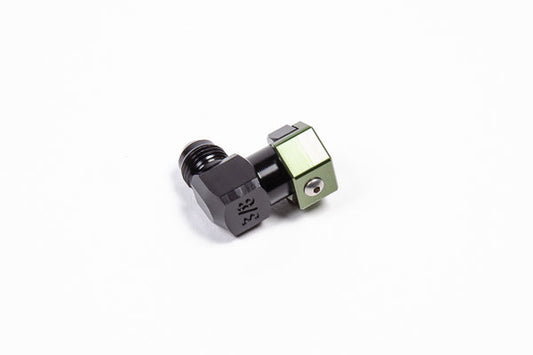 Radium 20-0601 3/8" SAE Female to 6AN Male Fitting, Low Profile 90° - Radium Engineering | Coore Australia