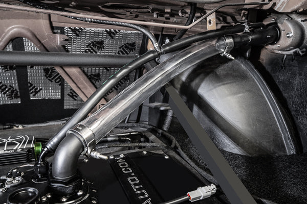 Radium 20-0602 clear fuel fill hose installed