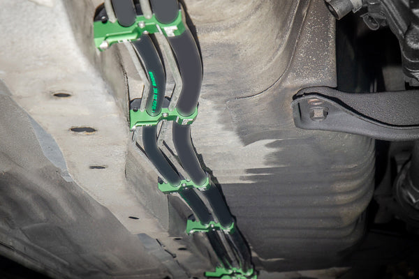 Radium Fuel Brake Line Retainer Kit - Nissan Silvia S13, S14, S15/Skyline R32, R33, R34  - Radium Engineering | Coore Australia