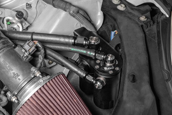 Radium 20-0729-FL dual catch can kit installed
