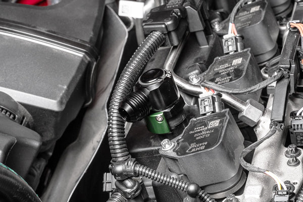 Radium 20-0748 V2 quick connect fitting installed