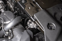 Radium 20-0749-FL PCV catch can installed in a GR Supra
