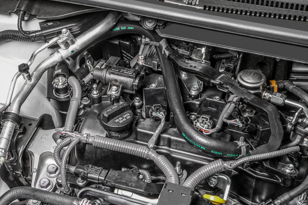 Radium 20-0759-FL CCV catch can installed in Toyota GR Corolla