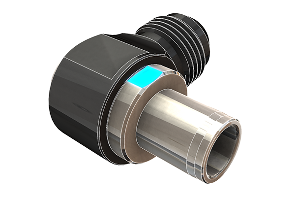 Radium 10AN Male Press-Fit Fitting - Nissan KA24DE Intake  - Radium Engineering | Coore Australia