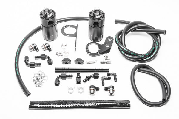 Radium Dual PCV/CCV Fluid Lock Catch Can Kit - Honda Civic Type-R FK8 17-21/FL5 22+  - Radium Engineering | Coore Australia