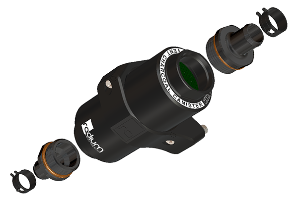 Radium Fuel Vent Charcoal Canister,