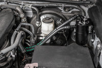 Radium 20-0838-FL PCV catch can installed in a Toyota Tacoma
