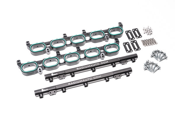 Radium Port Injection Fuel Rail Kit - Audi R8 V10 06-15/Lamborghini Gallardo 08-13  - Radium Engineering | Coore Australia