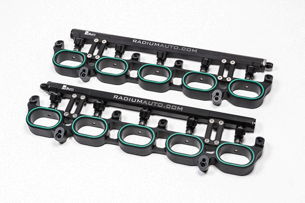 Radium Port Injection Fuel Rail Kit - Audi R8 V10 06-15/Lamborghini Gallardo 08-13  - Radium Engineering | Coore Australia