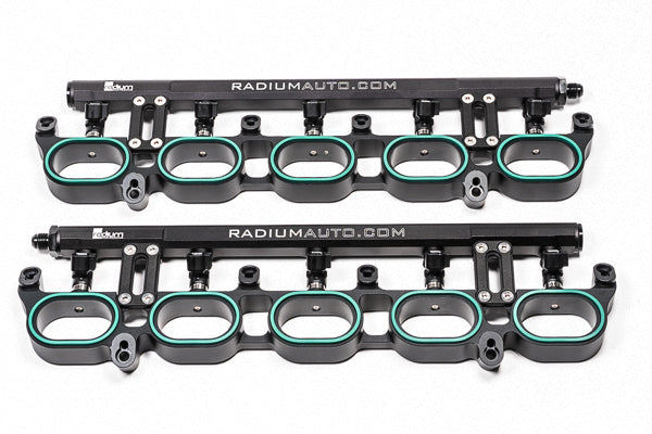 Radium Port Injection Fuel Rail Kit - Audi R8 V10 06-15/Lamborghini Gallardo 08-13  - Radium Engineering | Coore Australia