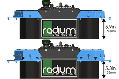 Radium Spare Tire Fuel Cell Mounting Kit