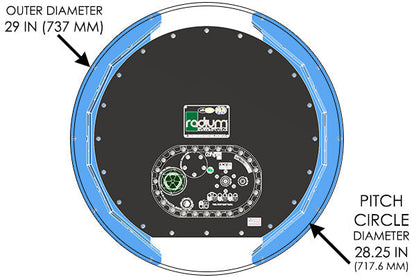 Radium Spare Tire Fuel Cell Mounting Kit  - Radium Engineering | Coore Australia