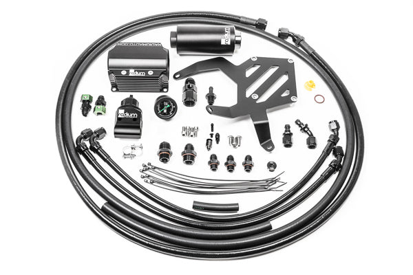 Radium 20-0966-05 Fuel Hanger Plumbing Kit with Microglass Filter: Subaru BRZ/Toyota 86
