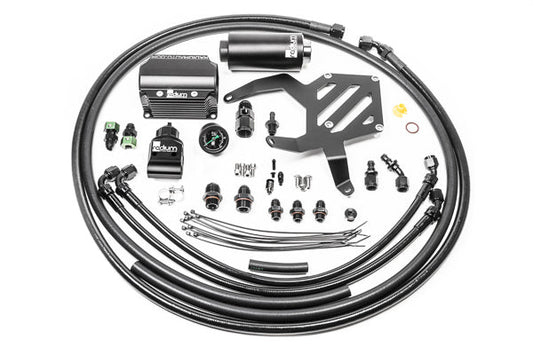 Radium Fuel Hanger Plumbing Kit with Microglass Filter: Subaru BRZ/Toyota 86 - Radium Engineering | Coore Australia