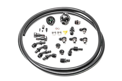 Radium Series Fuel Rail Plumbing Kit w/DMR RA Regulator - Subaru WRX/STI/FXT/LGT (EJ20/EJ25)
