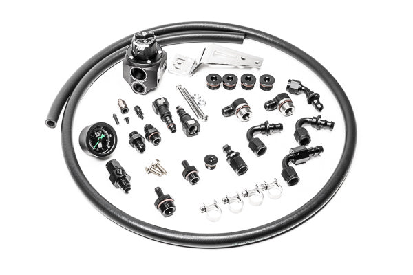 Radium Parallel Fuel Rail Plumbing Kit w/DMR RA Regulator - Subaru WRX 08-14/STI 08-21/FXT SH/LGT 07-14 (EJ20/EJ25)  - Radium Engineering | Coore Australia