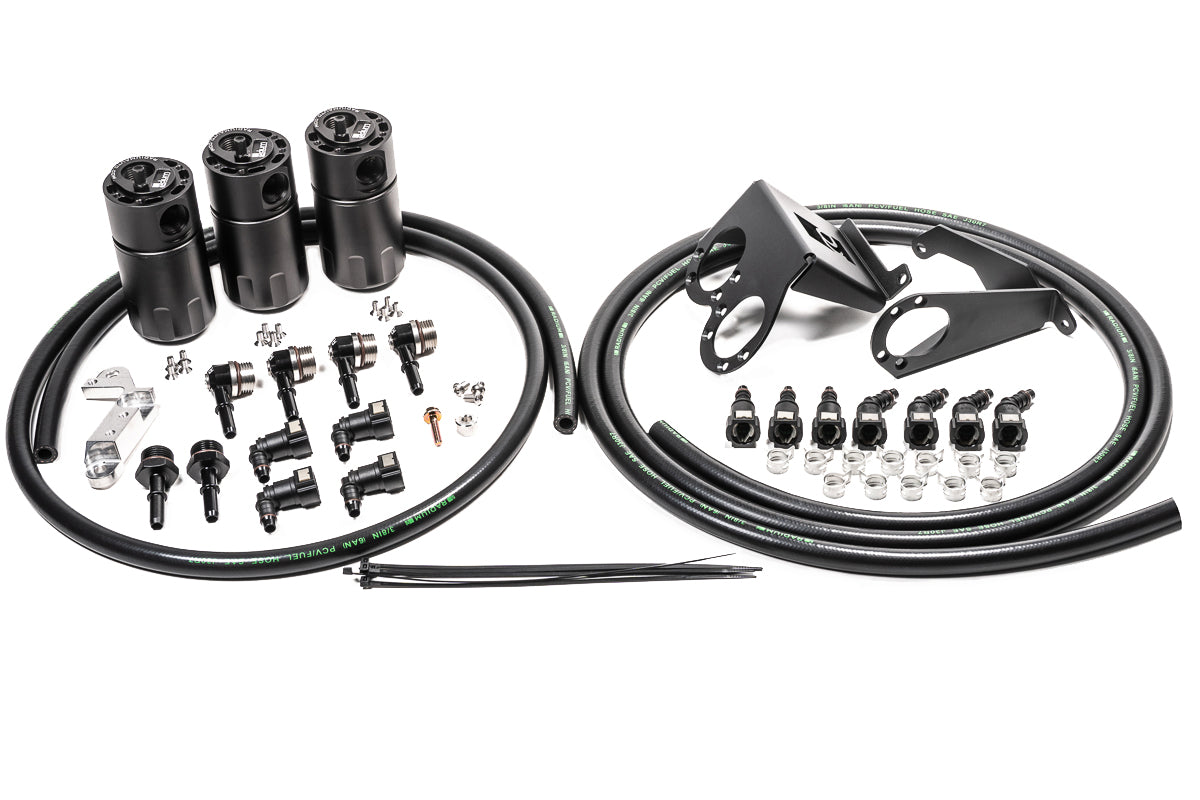 Radium 20-1286-FL Dual Fluid Lock Catch Can Kit, Chevrolet Corvette C7 LT1 Dry Sump (2017-2019) – view 2
