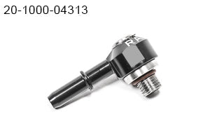 Radium 20-1000-04313 Low Profile Swivel Banjo Fitting, 4AN ORB to 5/16" SAE Quick Connect Male - Radium Engineering | Coore Australia