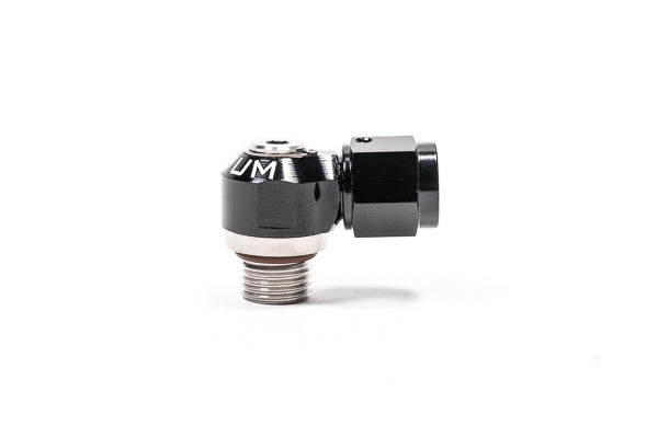 Radium V2 AN ORB to AN Male Flare Low Profile Swivel Banjo Fittings