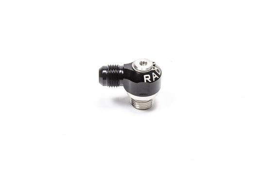 Radium 20-1000-0606 Low Profile Swivel Banjo Fitting, 6AN ORB to 6AN Male - Radium Engineering | Coore Australia