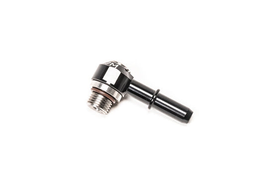 Radium 20-1000-0610S Low Profile Swivel Banjo Fitting, 6AN ORB to 10mm SAE Quick Connect Male - Radium Engineering | Coore Australia
