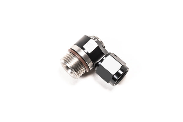 Radium V2 AN ORB to AN Male Flare Low Profile Swivel Banjo Fittings