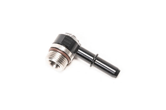 Radium 20-1000-0810S Low Profile Swivel Banjo Fitting, 8AN ORB to 10mm SAE Quick Connect Male - Radium Engineering | Coore Australia