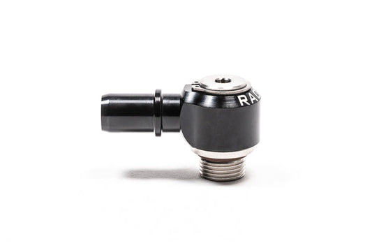 Radium 20-1000-0816S Low Profile Swivel Banjo Fitting, 8AN ORB to 16mm SAE Quick Connect Male - Radium Engineering | Coore Australia