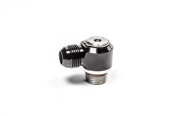 Radium V2 AN ORB to AN Male Flare Low Profile Swivel Banjo Fittings  - Radium Engineering | Coore Australia