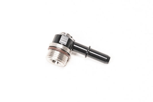 Radium 20-1000-1010S Low Profile Swivel Banjo Fitting, 10AN ORB to 10mm SAE Quick Connect Male - Radium Engineering | Coore Australia