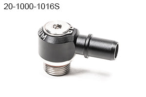 Radium 20-1000-1016S Low Profile Swivel Banjo Fitting, 10AN ORB to 16mm SAE Quick Connect Male - Radium Engineering | Coore Australia