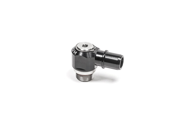 Radium V2 AN ORB to SAE Male EFI Quick Connect Low Profile Swivel Banjo Fitting