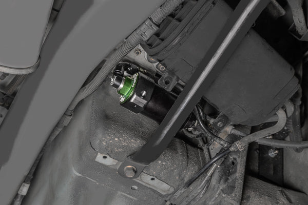 Radium 20-1021 fuel filter kit installed on Mazda MX-5