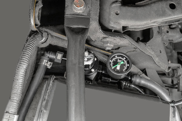 Radium 20-1022 FPR kit installed on Mazda MX-5 NB, alternate view